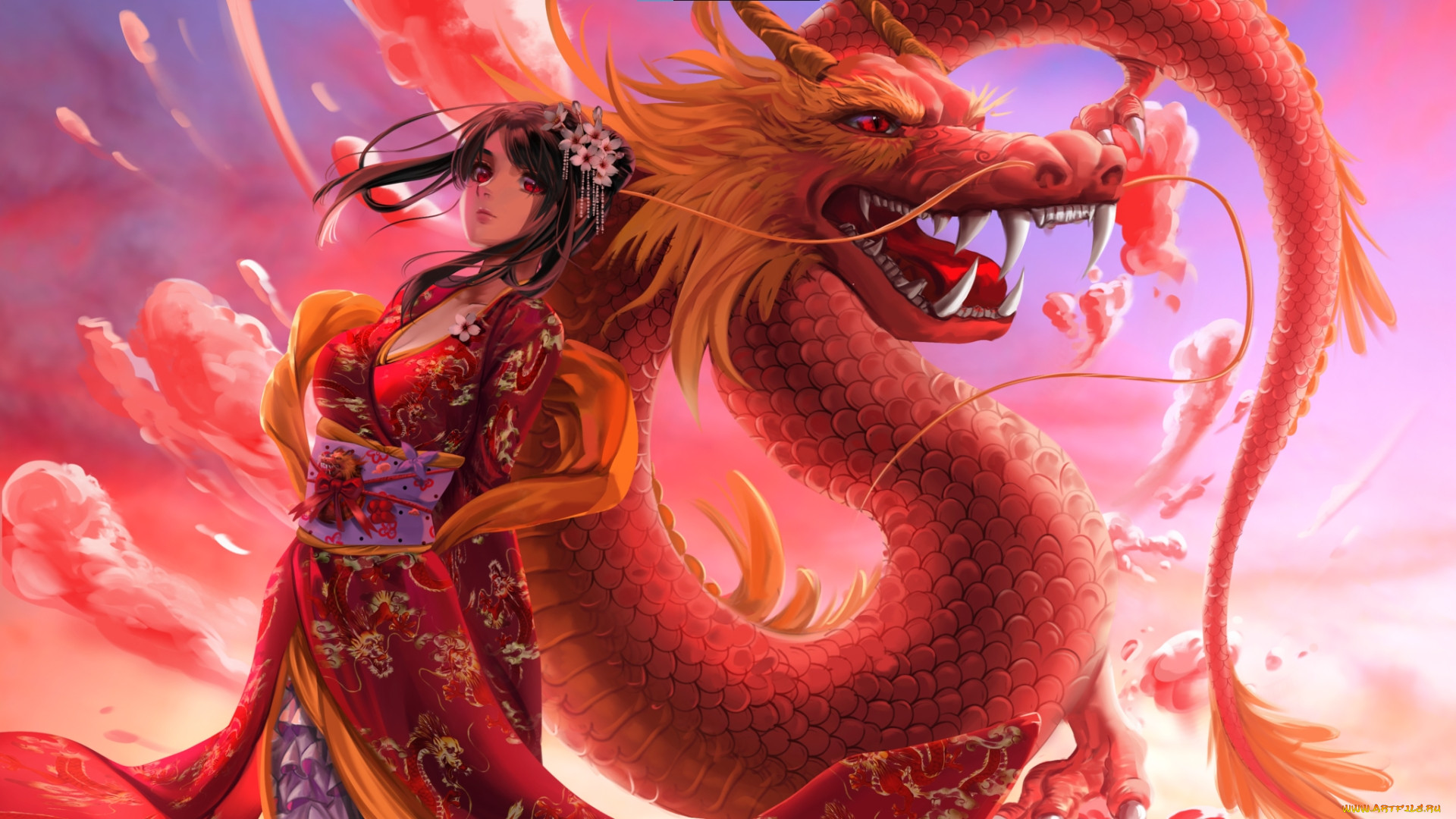 Девушка и дракон. Девушка дракон арт. Рыжая девушка и дракон. Девушка и дракон картинки.